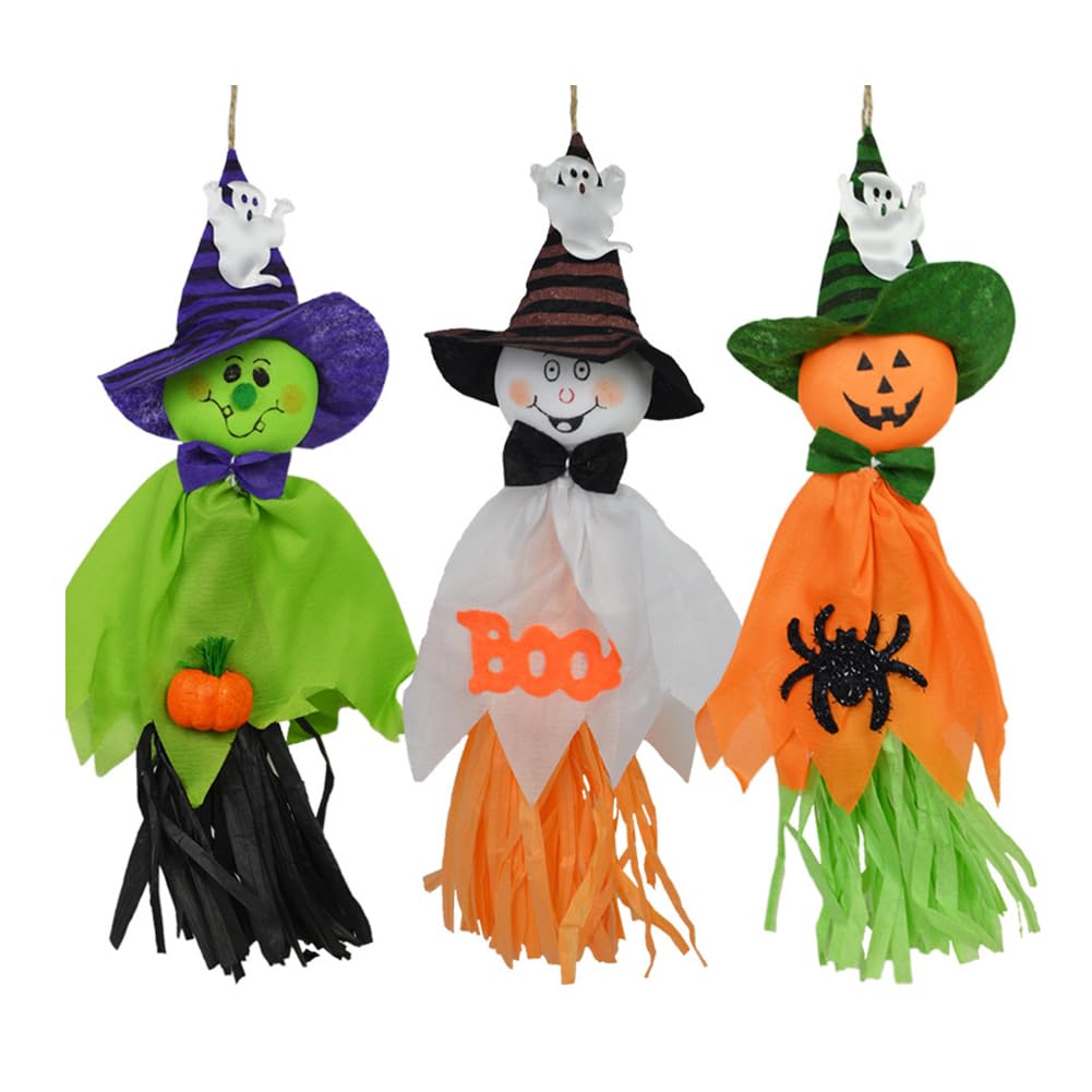 Arfuka Halloween Decorations Hanging Ghosts Halloween Decor Ornaments For Halloween Party Decorations Indoor Und Outdoor Pack Of 3