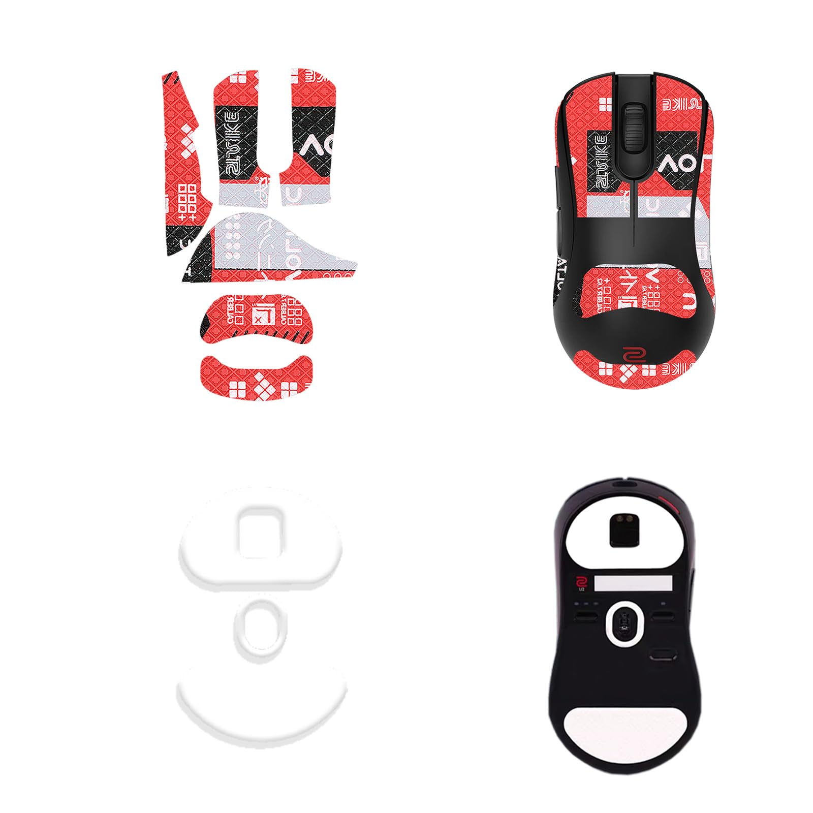 RED TAPE・メカラウロコセット Amazon.com: Hokeyio Gamer Mouse Grip Tape Sticker for VGN