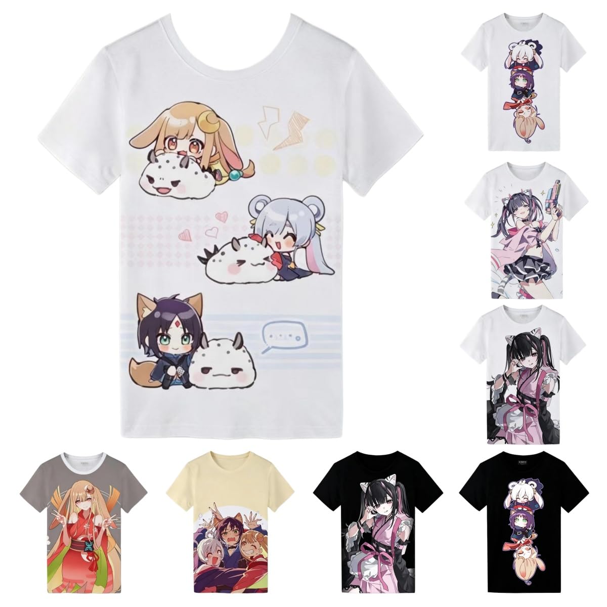 Amazon.co.jp: [ヒギー] 対応超かぐや姫！ Tシャツ 半袖 月見ヤチヨ