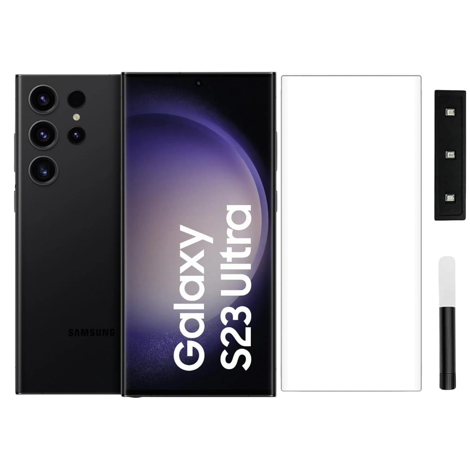 BW Blackwik Premium Tempered Glass Design For Samsung S23 Ultra 5G Advanced Border Less Full Edge To Edge Uv Screen Protector For Galaxy S23 Ultra 5G And Easy Installation Kit (B0DFVD5HCC) Amazon Price History, Amazon Price Tracker