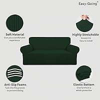 Vista 561 de Easy-Going - Funda elástica para sofá, 1 pieza, protector de muebles, suave, con parte inferior elástica, para niños, tela de jacquard de poliéster