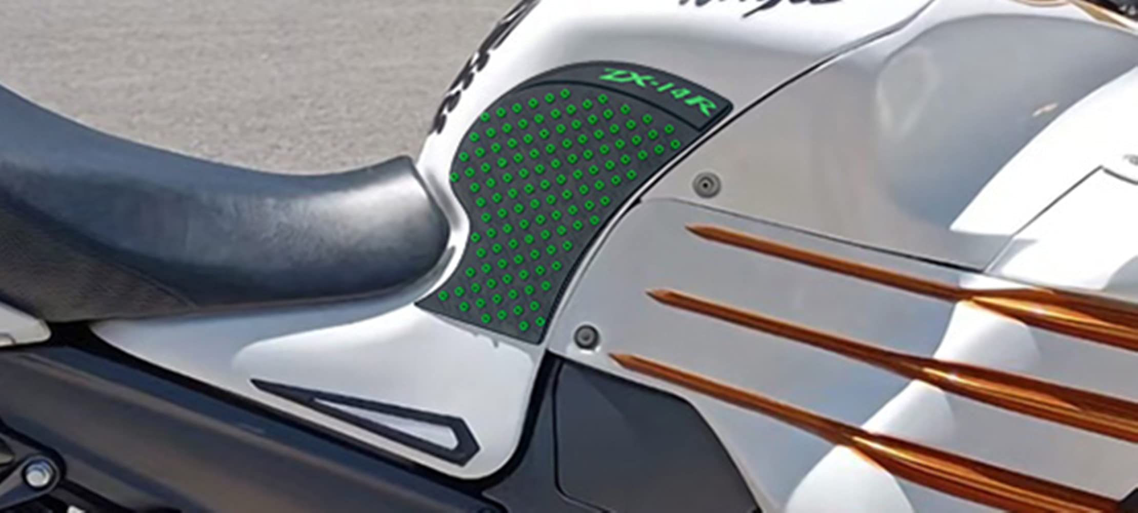 Amazon.com: Green Dot Gas Fuel Tank Pad Traction Side Fuel Knee