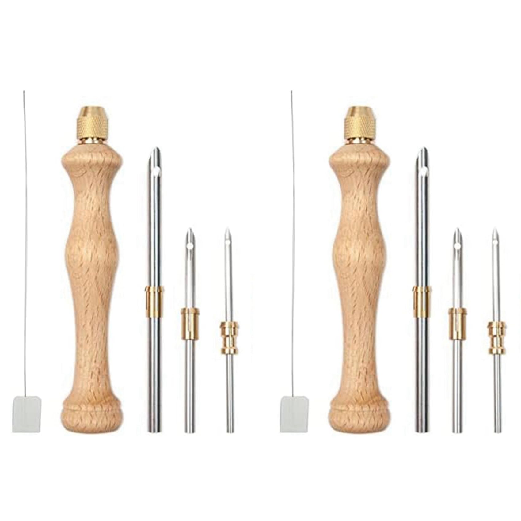Hndhbfgrt 2X Punch Needle Rug Punch Needle Embroidery Punch Needle Set DIY Craft Needlework Punch Needle for Stitching Applique