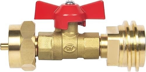 Miniatura 11 de GASPRO Adaptador de tanque de propano de 1 libra, Convertidor de 20 lb a 1 libra, Conecte tanques de propano pequeños cuando se agotaron 20 libras