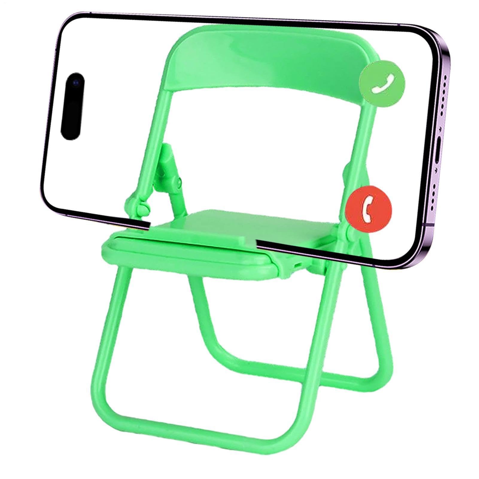 Klappstuhl-Telefonständer, Mini-Stuhl-Handyhalter, Hocker-Schreibtisch-Dekoration