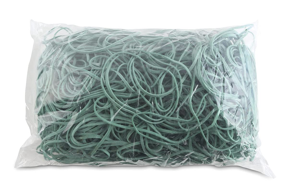 Rubber Bands OFFICE PRODUCTS Diameter 80mm 1,5x3mm 1000g Green/Small Office Accessories/Type-Standard/Material-Rubber/Weight (g)-1000 / Colour-Green/Size-1,5x3mm