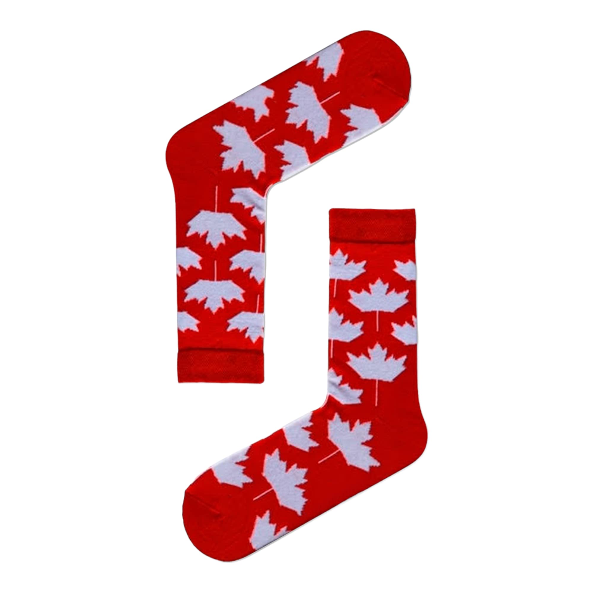 Canada Flag Socks Novelty Funky Unisex Premium Cotton