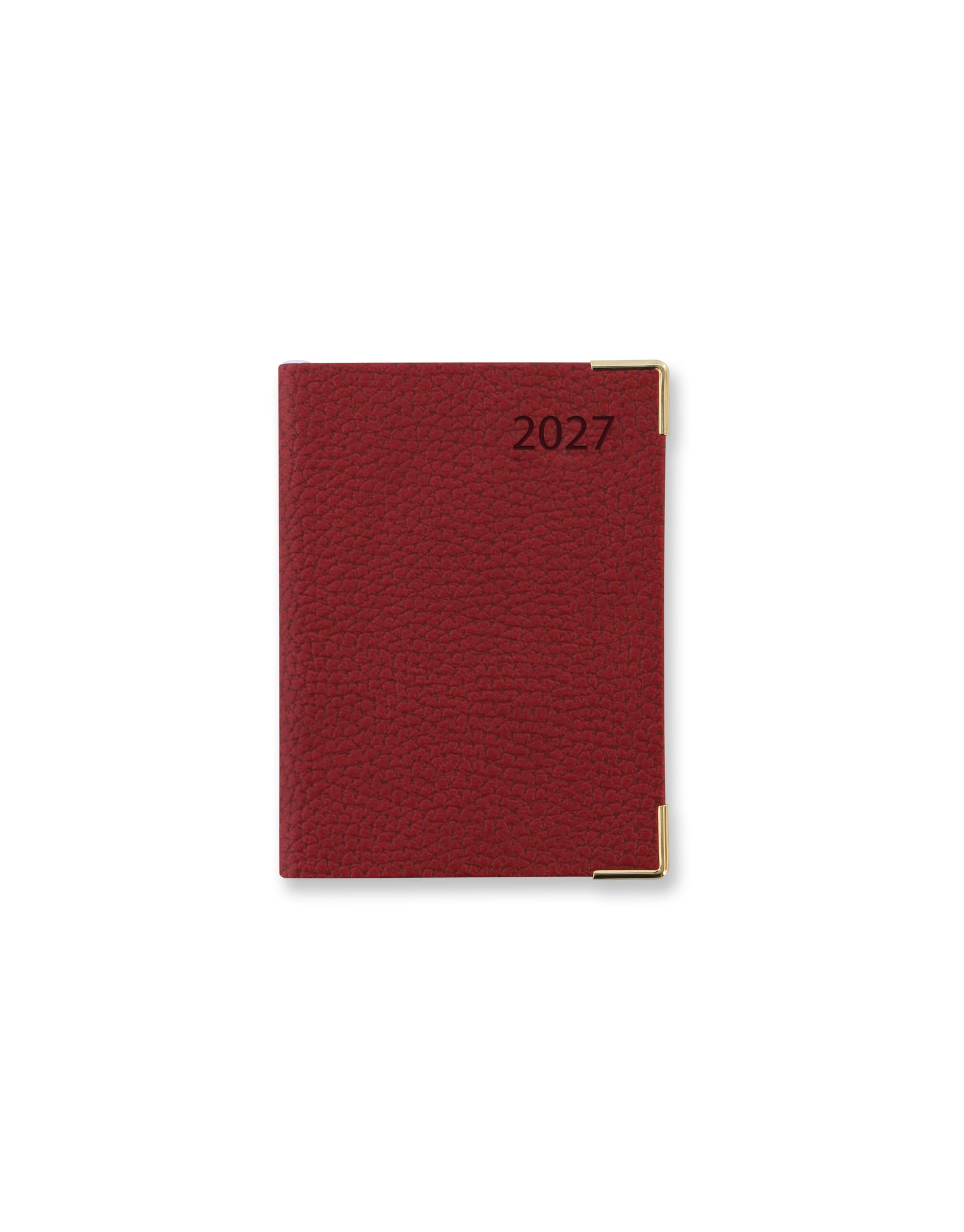 Letts of London Connoisseur Mini Pocket week to view 2027 diary - Red 27-TC3EPRD