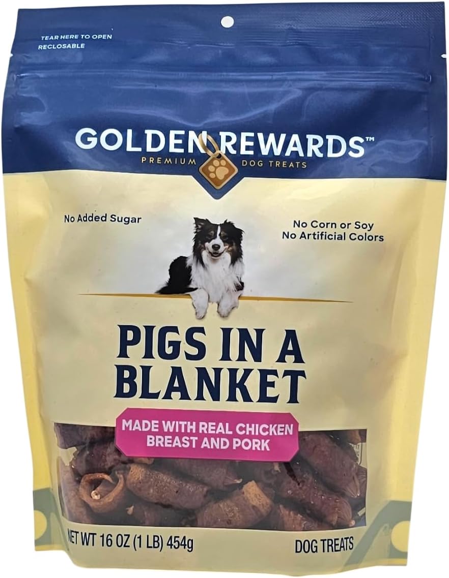 Golden Rewards Pigs in A Blanket - 16oz Bag - 2 Pack