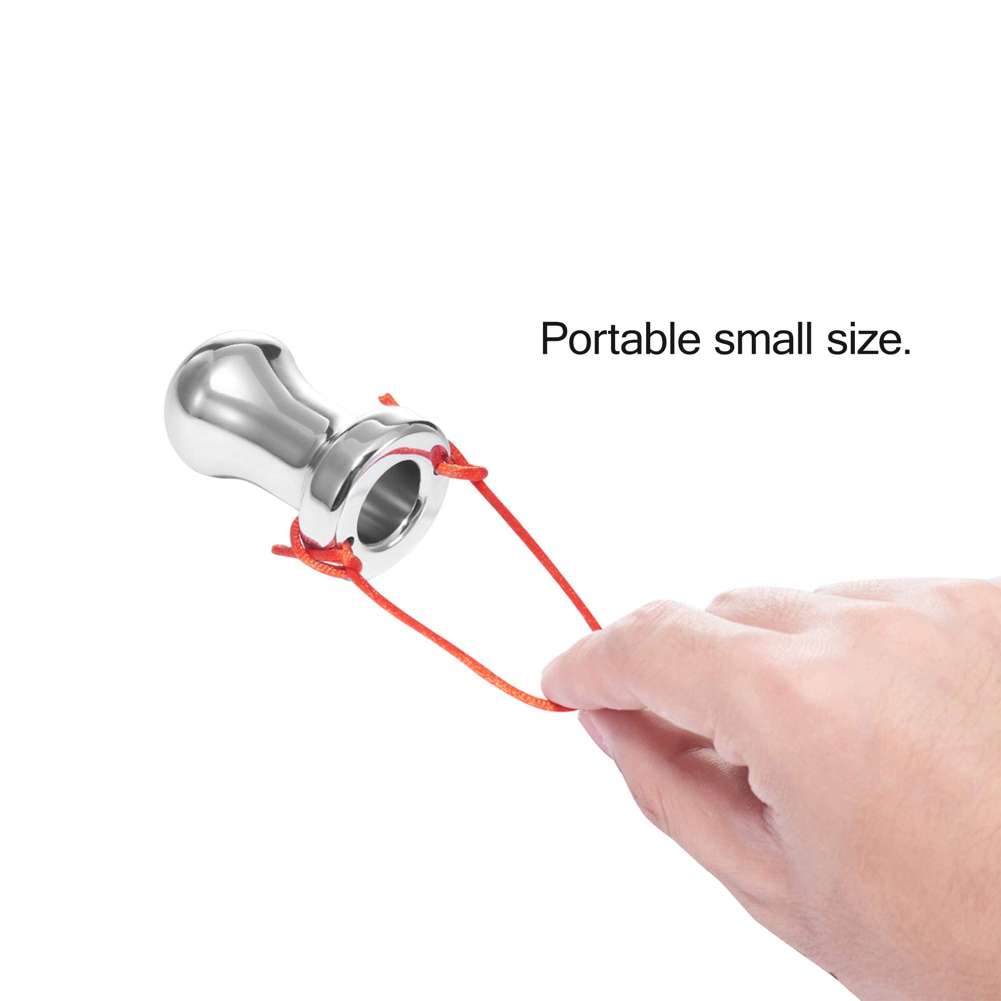Weimob Offener Analplug Analtunnel Metall Butt Plug mit Höhle Pig-Hole  Fuckplug Anal/Vagina Expansion Hohlstecker SM Spielzeug
