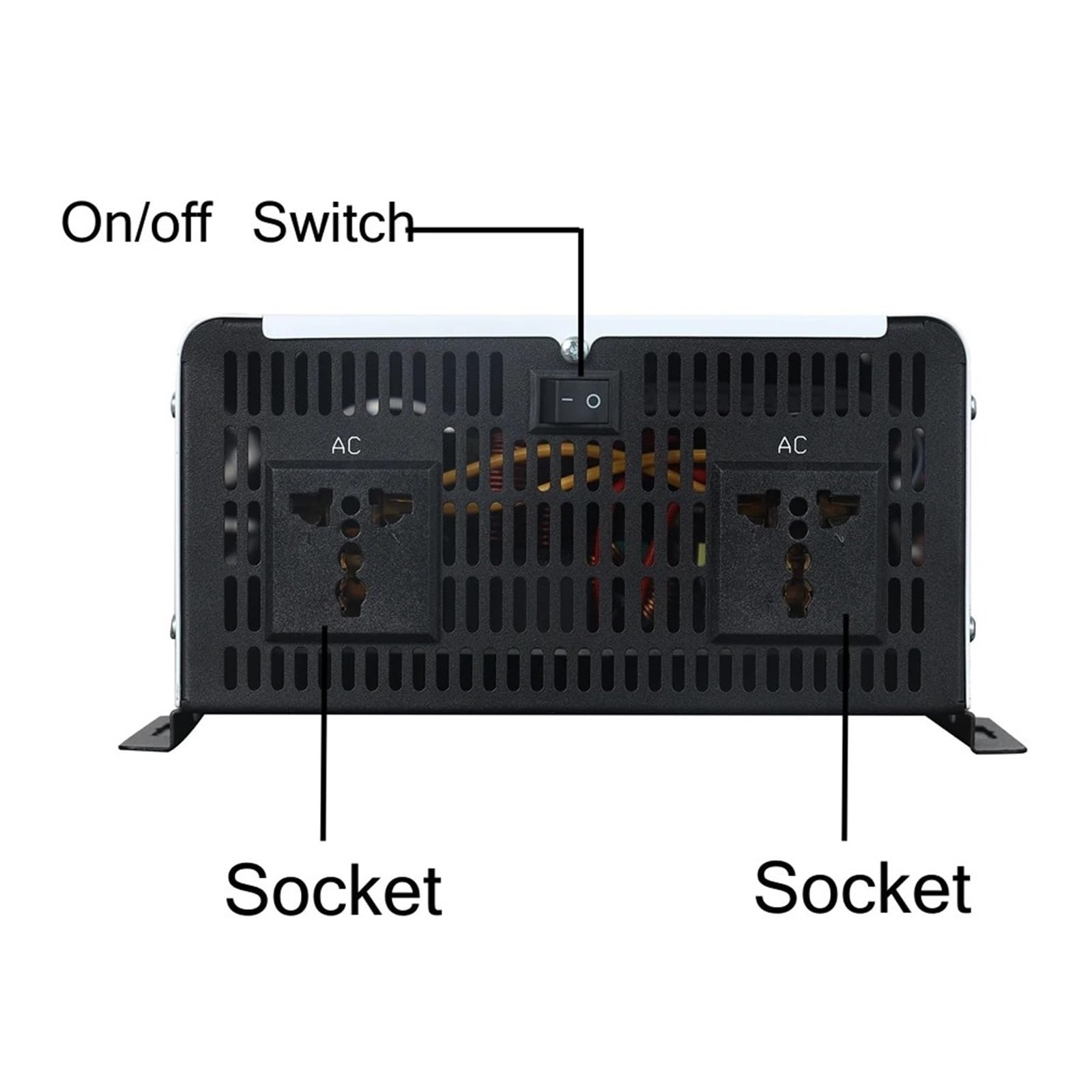 Inversor De Onda Sinusoidal Pura DC 12V 24V 48V 60V AC Cargador Portátil Inversores De Energía Solares Fuera De La Red(8000W,24V_50HZ)