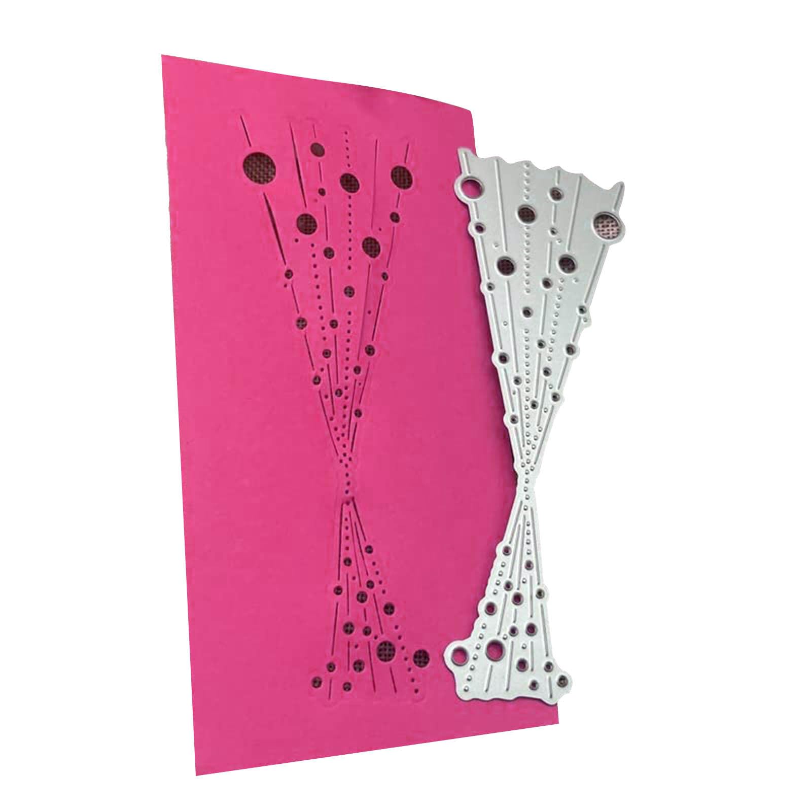 Bubble Cutting Dies, Christmas Bubble Spotty Line Metal Cutting Dies, Die Cutters for Card Making