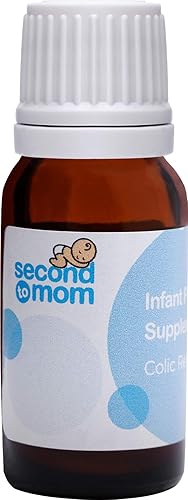 Miniatura 4 de Second to Moms Colic Relief Plus Suplementos probióticos para bebés bebés bebés cólicos recién nacidos escupir estreñimiento y comodidad digestiva