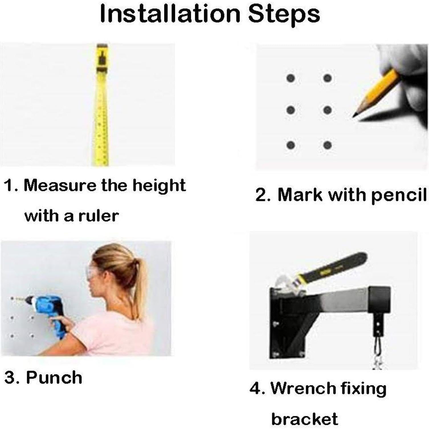Staffa da parete pesante per sacco da boxe, montaggio a parete, per sospensione e uso fisso, gancio ad anello per treppiede, resistente, per palestra domestica e allenamento professionale