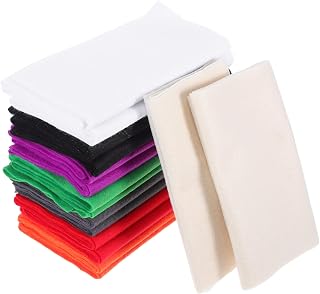 16pcs Colored Felt Fabric Sheets for Crafting and DIY School Projects