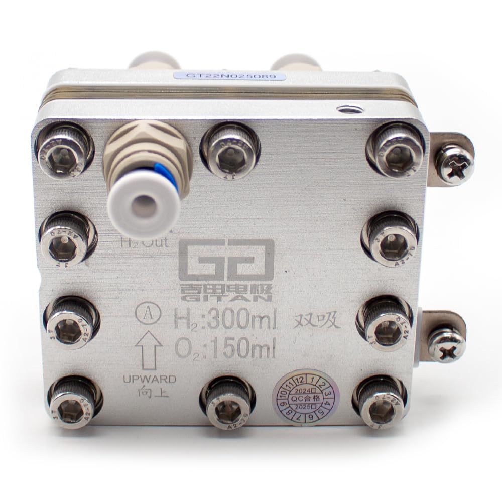 iDili 300mL Double Suction Electrolytic Cell Module, Hydrogen Generator PEM Proton Film Electric Rich Hydrogen Water Machine, GT-A300A-2150 (CN24-0846)