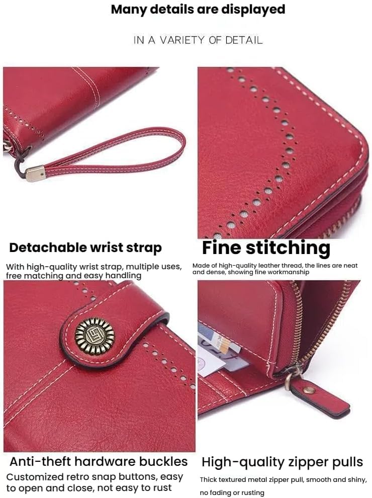 Civilizek/Beyonddraw Women's Fashion Zipper Wallet, Beyonddraw Women's Fashion Zipper Wallet, 9colors (pink)2