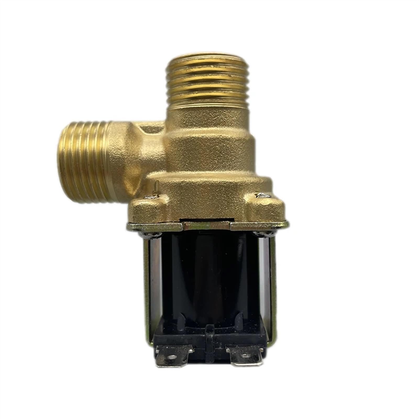 Zawór elektromagnetyczny 220 V DC 12 24 DN15 G1/2 1/2'' mosiężny elektryczny przełącznik wlotu wody normalnie zamknięty z filtrem (220V-NORMALLY Closed)
