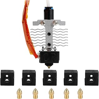 Creality Ender 3 V2 Neo Hotend Kit, 3D Printer Assembled Extruder Hotend Kit with 5PCS Silicone Socks and 0.4mm Nozzles for Ender 3 Max Neo, Ender 3 Neo