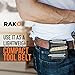 RAK Magnetic Wristband for Holding Screws, Nails and Drill Bits for Men - Made from Premium Ballistic Nylon with Lightweight Powerful Magnets - Christmas Gifts for Dad, Husband, Grandpa, Handyman