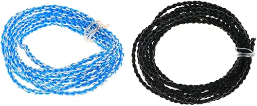 gazechimp 2 Pcs Universal Woven 7N OCC Copper Audio Cord Upgrade Wire DIY for Earphone - coolthings.us