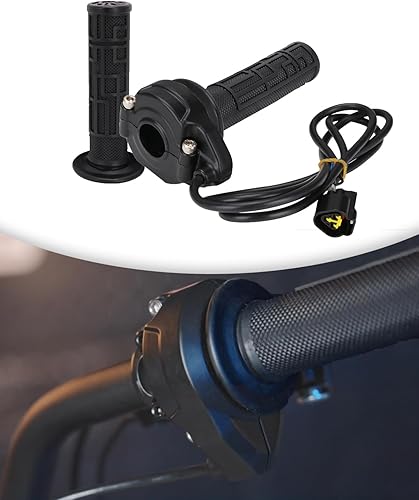 Miniatura 9 de Sur Ron - Conjunto de tubo de acelerador + empuñaduras, paquete de acelerador eléctrico para moto eléctrica Sur Ron Light Bee XS, color negro