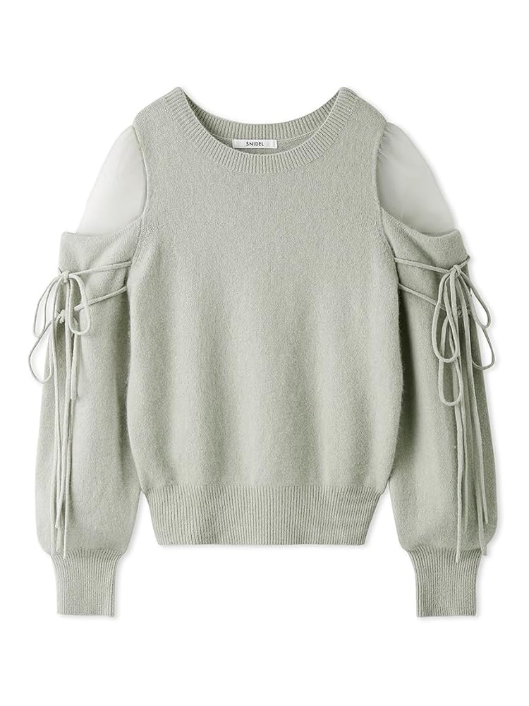 SNIDEL - SNIDEL♡ シースルーショルダーニットプルオーバー SNIDEL snidel / スナイデル シースルーショルダーニットプル