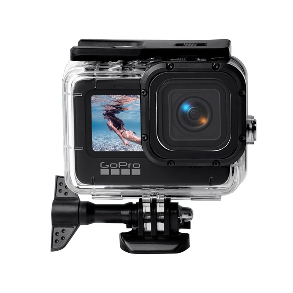 Protettiva Subacquea Immersione 60 Metri Custodia Impermeabile per Go pro Hero 13/12/11/10/9 Nero Action Camera con Accessori