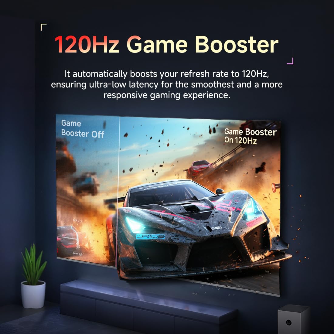 Xiaomi (189 cm) 75 inch Smartchoice X Pro 4K QLED | Dolby Vision & HDR10+| 34W Boom Box Speakers| 120Hz Game Booster| Gemini AI| TV | L75MB-APIN — Amazon image 15