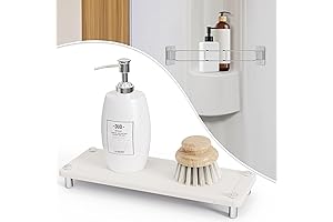 Corner Storage Rack with Towel Hanger for Shower Caddy Organizer