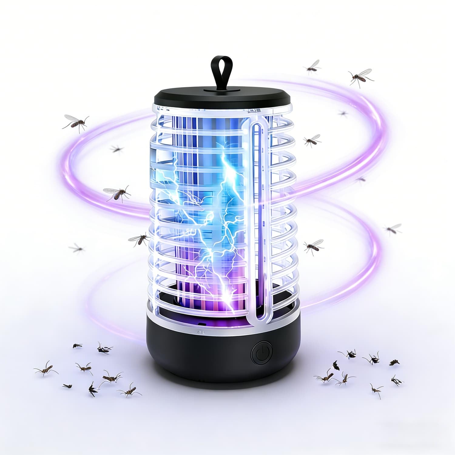 Electric Anti-Mosquito Lamp, Electric Mosquito Killer Lamp,Electric Anti-Mosquito Lamp, Electric Mosquito Killer Lamp,Mosquito Trap with LED,Waterproof Mosquito Killer for Flying Insect Control Lamp
