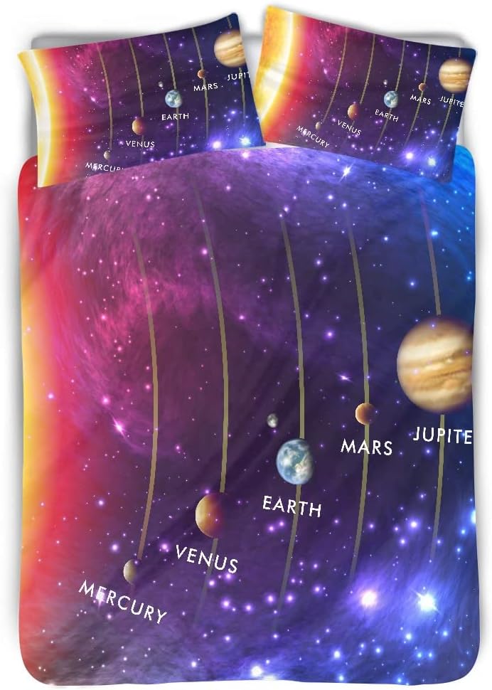 Kuiaobaty Kids Bedding Cover,Bedroom Dormroom Duvet Cover,Microfiber Comforter Cover,Size Queen
