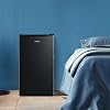 Comfee RCD115DK2 Fridge with freezer compartment/80L table fridge/with 12L freezer compartment/ -18 °C to -8 °C/ 4 star freezer rating/ 137 kWh/year/adjustable temperature control/black [energy class E]