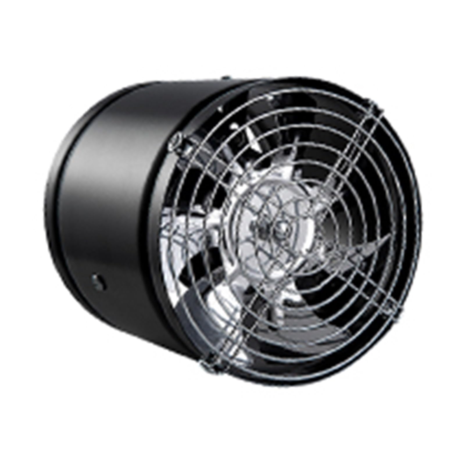 Kxjqbm Black Exhaust Fan, Kitchen One-Way Exhaust Fan Bathroom Powerful Silent Inline Duct Vent Blower Industrial(,6Inch)