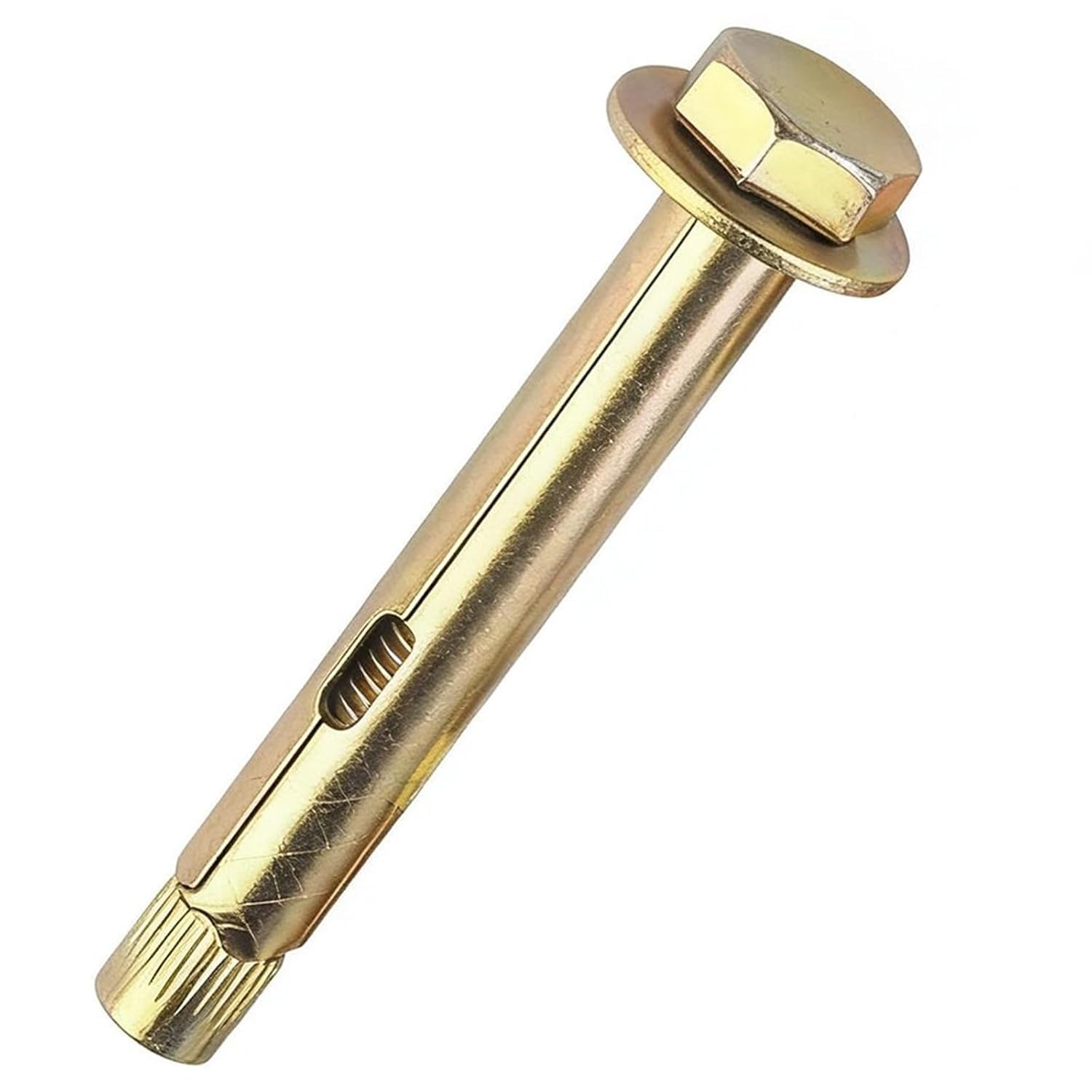 DAIRYCOF 10PCS M8×150mm Hex Sleeve Outer Expansion Anchor Bolts-Heavy Duty Concrete Anchor Screws with Washers for Concrete, Brick, Masonry Walls