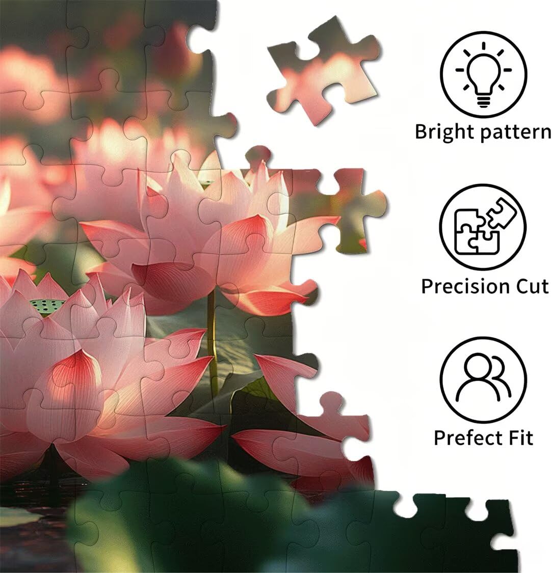 Puzzle dla dorosłych 4000, staw kwiatowy, 141 x 87 cm, n-390