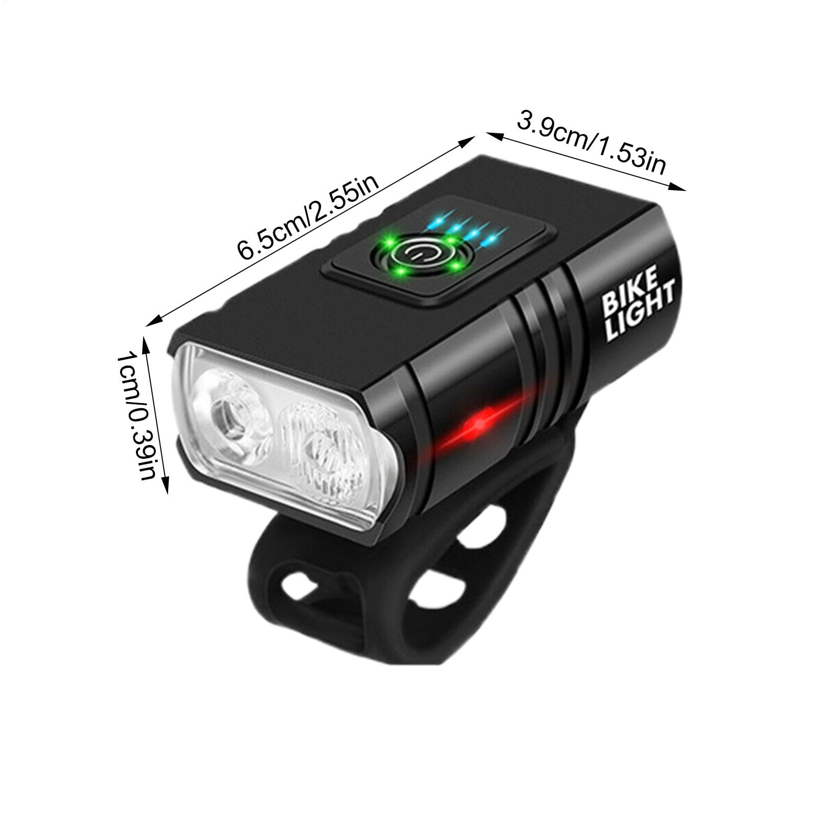 Światła rowerowe na nocną jazdę, ładowane przez USB, 1000LM, reflektor i tylne światło, wysoka jasność, wodoodporne światła na bezpieczeństwo, lekkie przednie i tylne światło rowerowe do dojazdu do