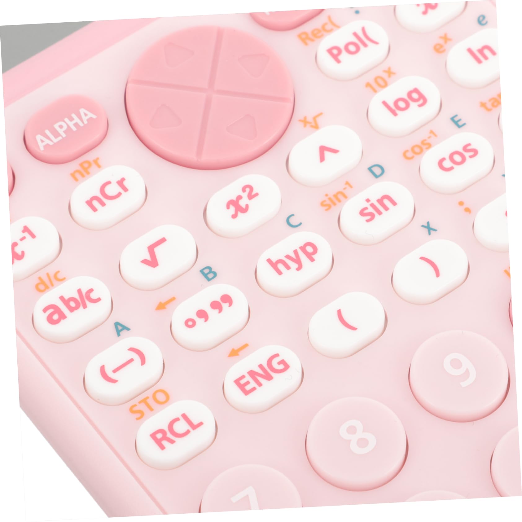 TOYANDONA Calculatrice Scientifique Calculatrice Graphique Affichage de Bureau Électronique Portable pour École Bureau Maison Rose