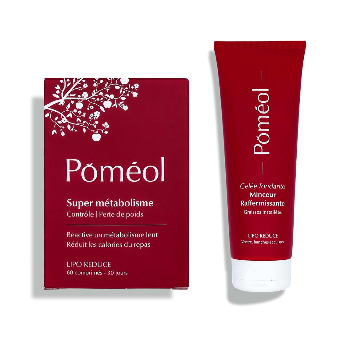 Poméol Pack Silhouette Booster | Super Métabolisme + Gelée Minceur | Contrôle Appétit, Brûle-Graisses & Anti-Cellulite | Action Interne + Externe | 30 Jours | Fabriqué en France