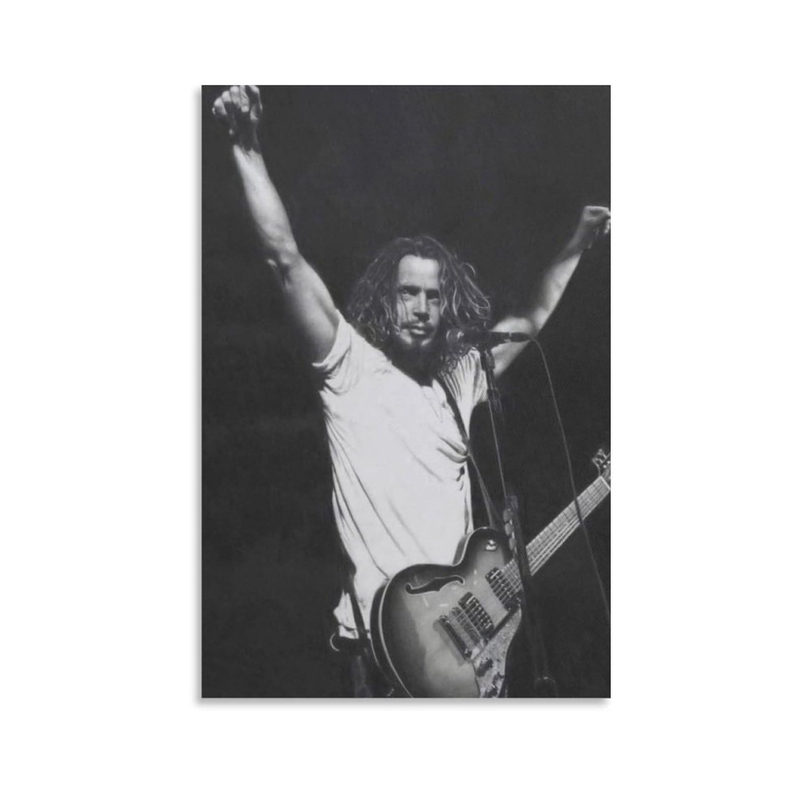 FCOIN Chris Cornell Canvas Poster Artworks Picture Print Poster Wall Art Painting Canvas Decor Home Posters 20x30inch(50x75cm)