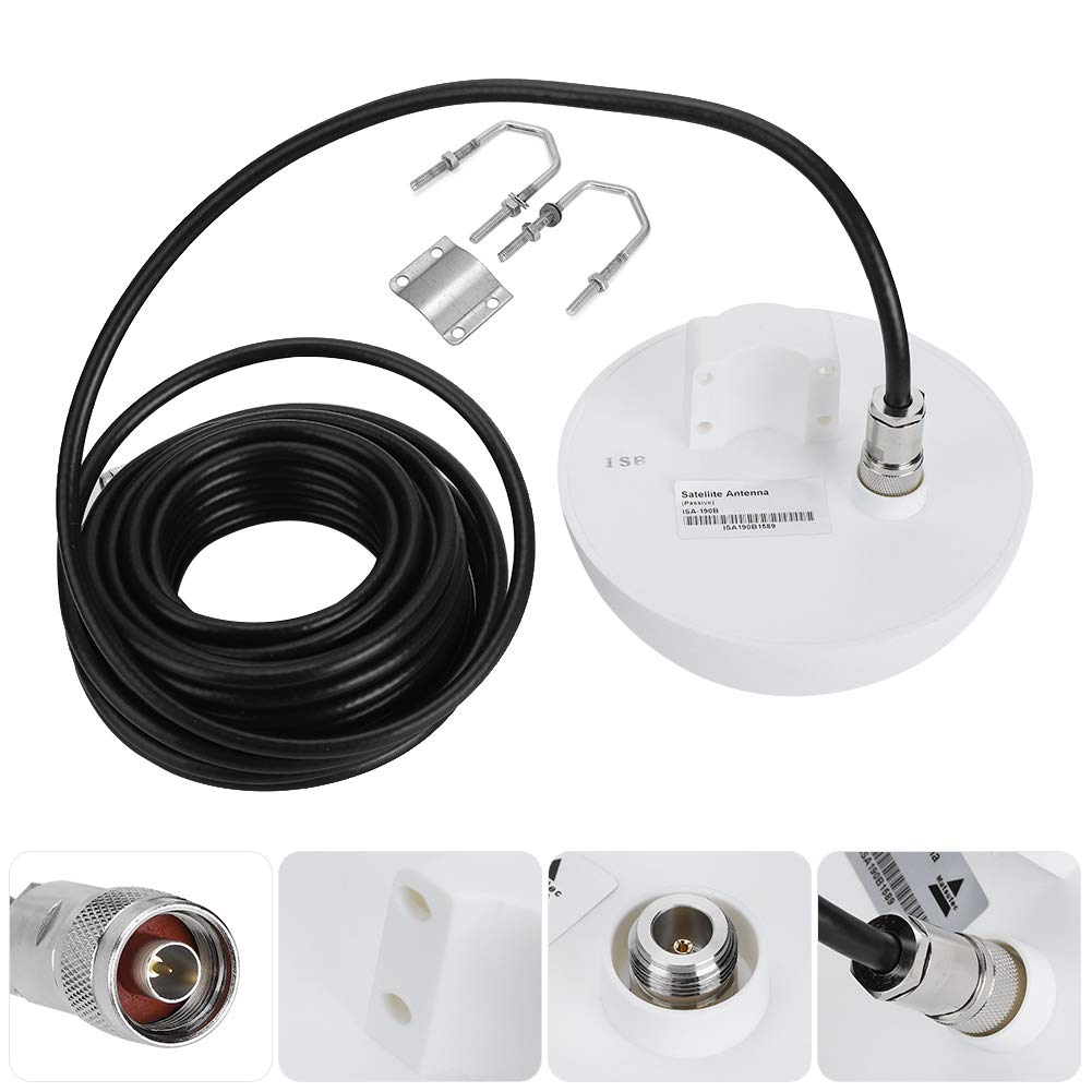 Antenne Satellite ISA190 Premium Champignon Marin pour Iridium 9500 9505 9555 9575, ABS, Ligne 5m