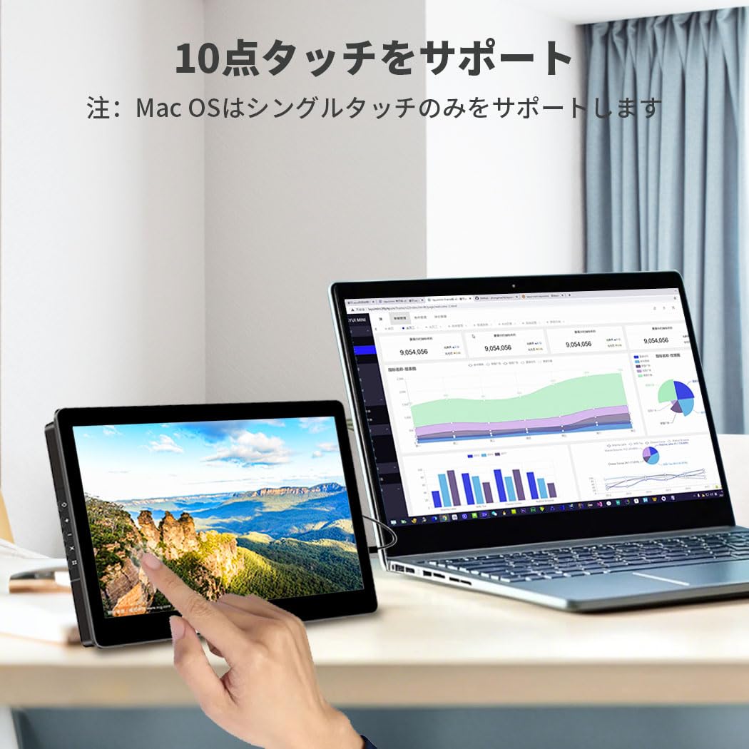 Amazon.co.jp: Cuview 10.1インチ タッチモニター IPS 1280×800 小型