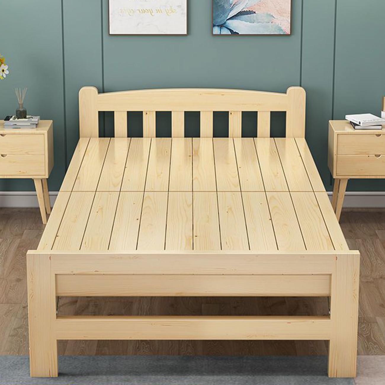 Amazon｜ベッド すのこベッド シングル ベッドフレーム シングルベッド