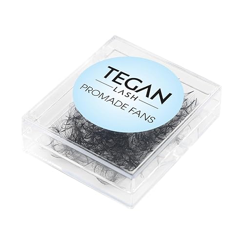 TEGAN LASH 500 abanicos Promade - Extensiones de pestañas sueltas hechas a mano 3D  16D de grosor 0.030.050.07 CCCDD, 0.354-0.591 in, longitud