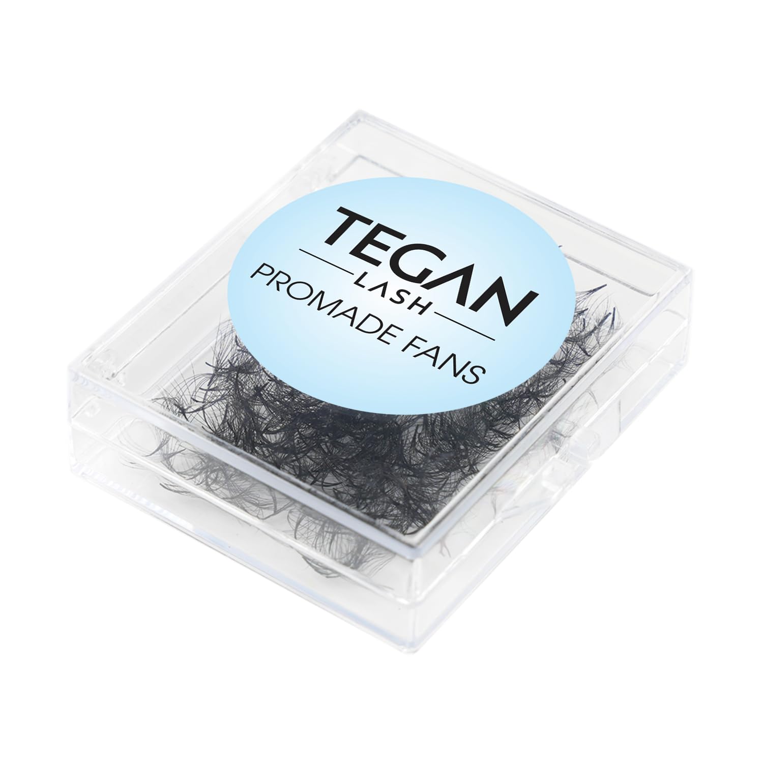 TEGAN LASH 500 Promade Fans Volume Eyelash Extensions, Handmade Loose False Eyelashes, From 3D - 16D, 0.03/0.05/0.07 Thickness, C/CC/D Curl, 9-15mm
