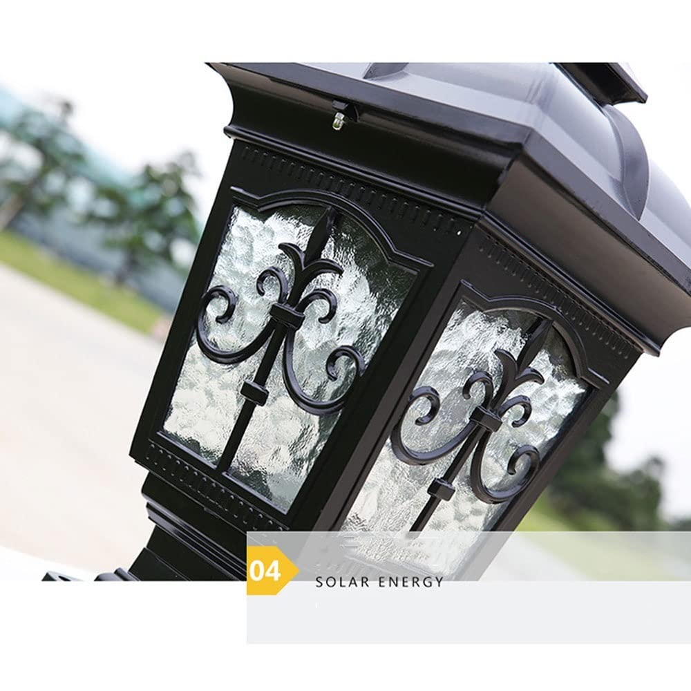 Wodoodporne zewnętrzne europejskie lampy ogrodowe do willi ogrodowej, lampa filarowa, oświetlenie ścienne, filar, drzwi, ogrodzenie kwiatowe, strzała zewnętrzna, lampy słupkowe