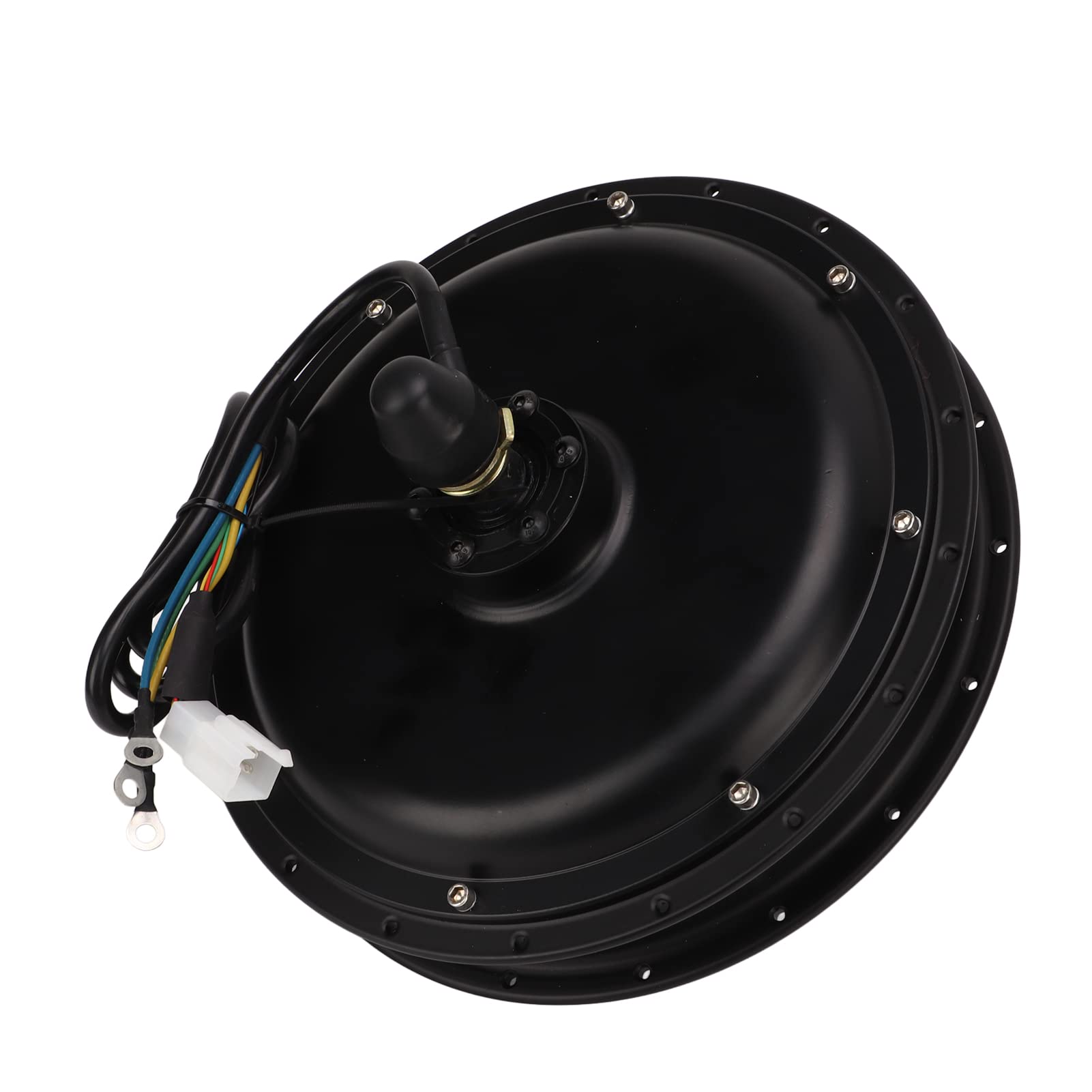 Zhed 48V 2000W Electric Scooter Hub Motor, Noiseless High Power DC Rear Wheel Hub Motor V Brake and Disc Brake Universal 537 RMP Rear Drive Hub Motor for Electric Bikes, Scooter