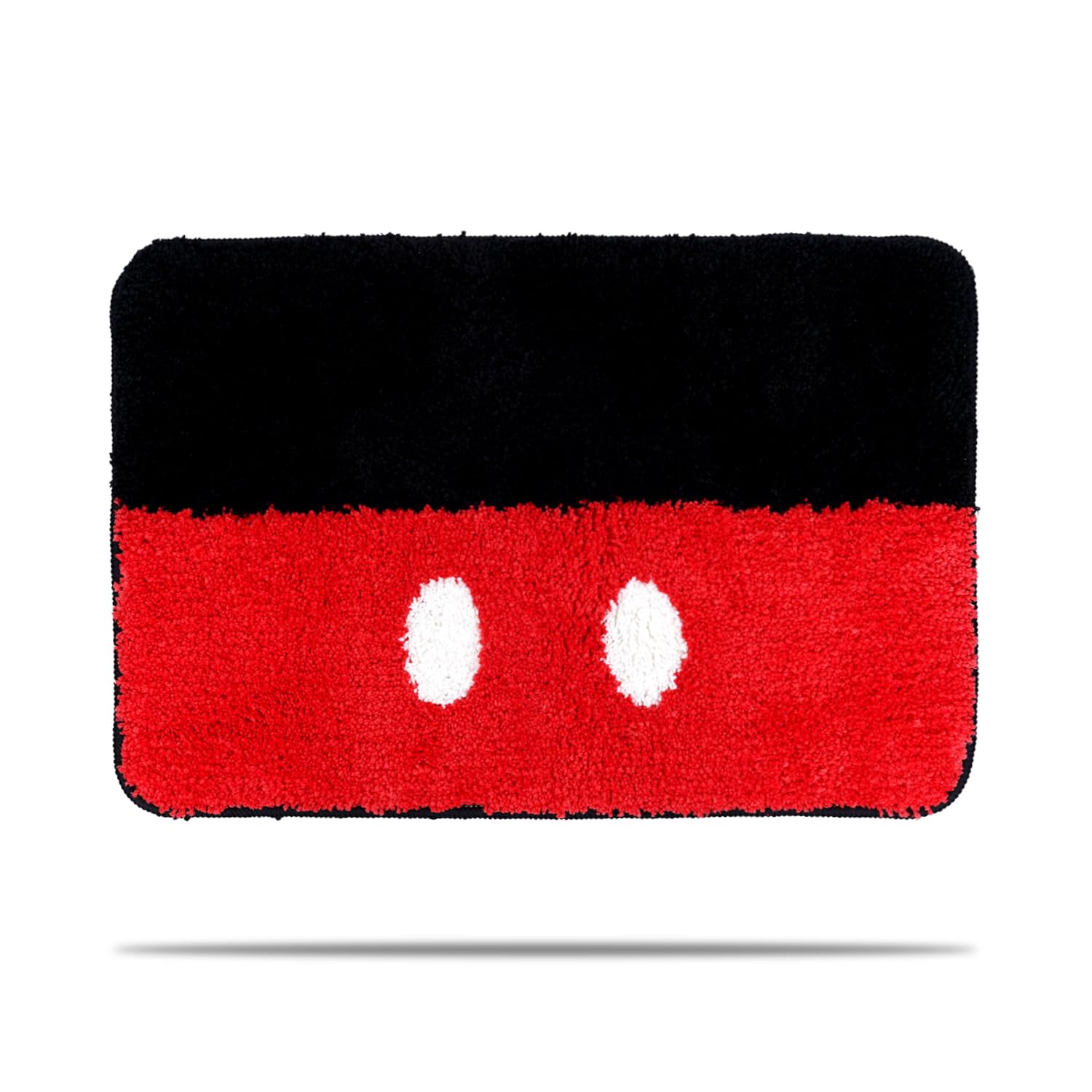 Mouse Eyes Bath Mat for Bathroom Non Slip Kids Bath Rug - Soft Plush Microfiber Bath Rug Cute
