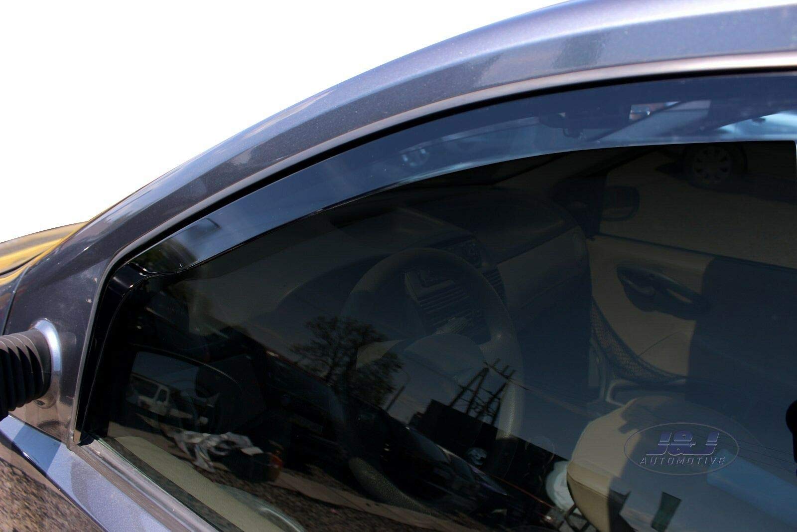 J&J AUTOMOTIVE Windabweiser FIAT Punto 2 3-Türer 1999-2011 2tlg Heko Getönt