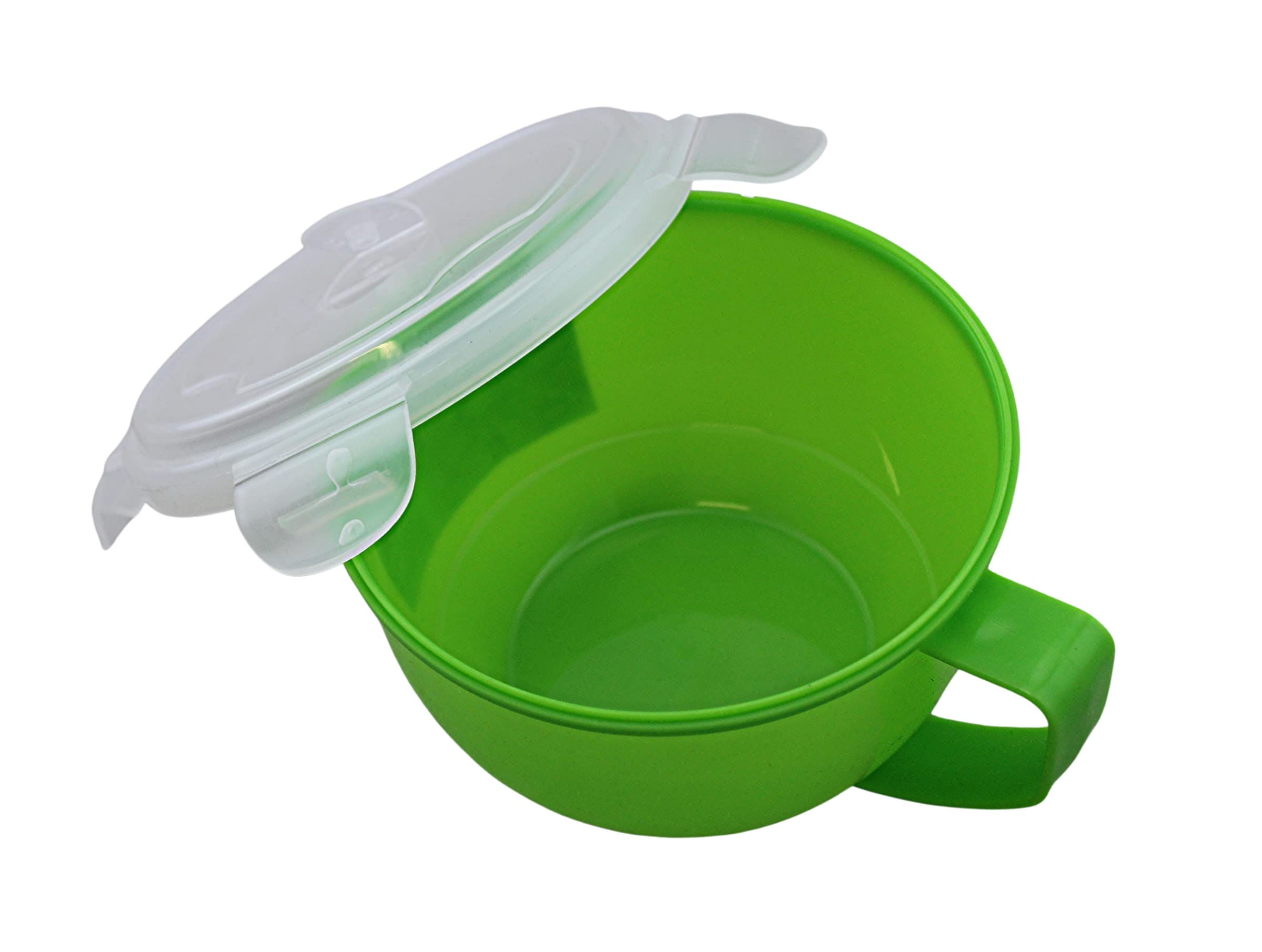 Dependable Industries Microwave Soup Mug - 19oz, BPA-Free With Locking Steam Vent Lid - View #3